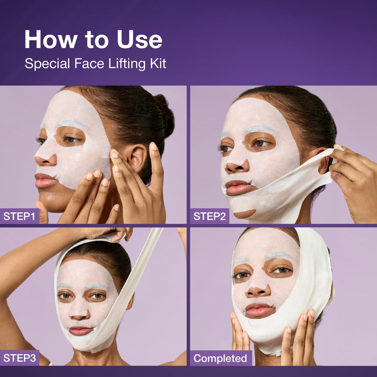 NUMBUZIN No.9 NAD Bio Lifting Full Cover Facial Mask - liftinguojanti veido ir kaklo kaukė, 1 vnt.
