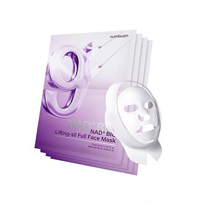 NUMBUZIN No.9 NAD Bio Lifting Full Cover Facial Mask - liftinguojanti veido ir kaklo kaukė, 1 vnt.