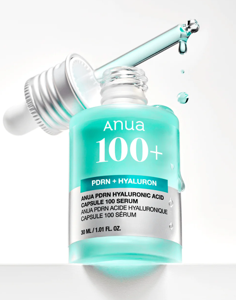 Anua PDRN Hyaluronic Acid Capsule 100 Serum – serumas su PDRN ir hialuronu, 30 ml