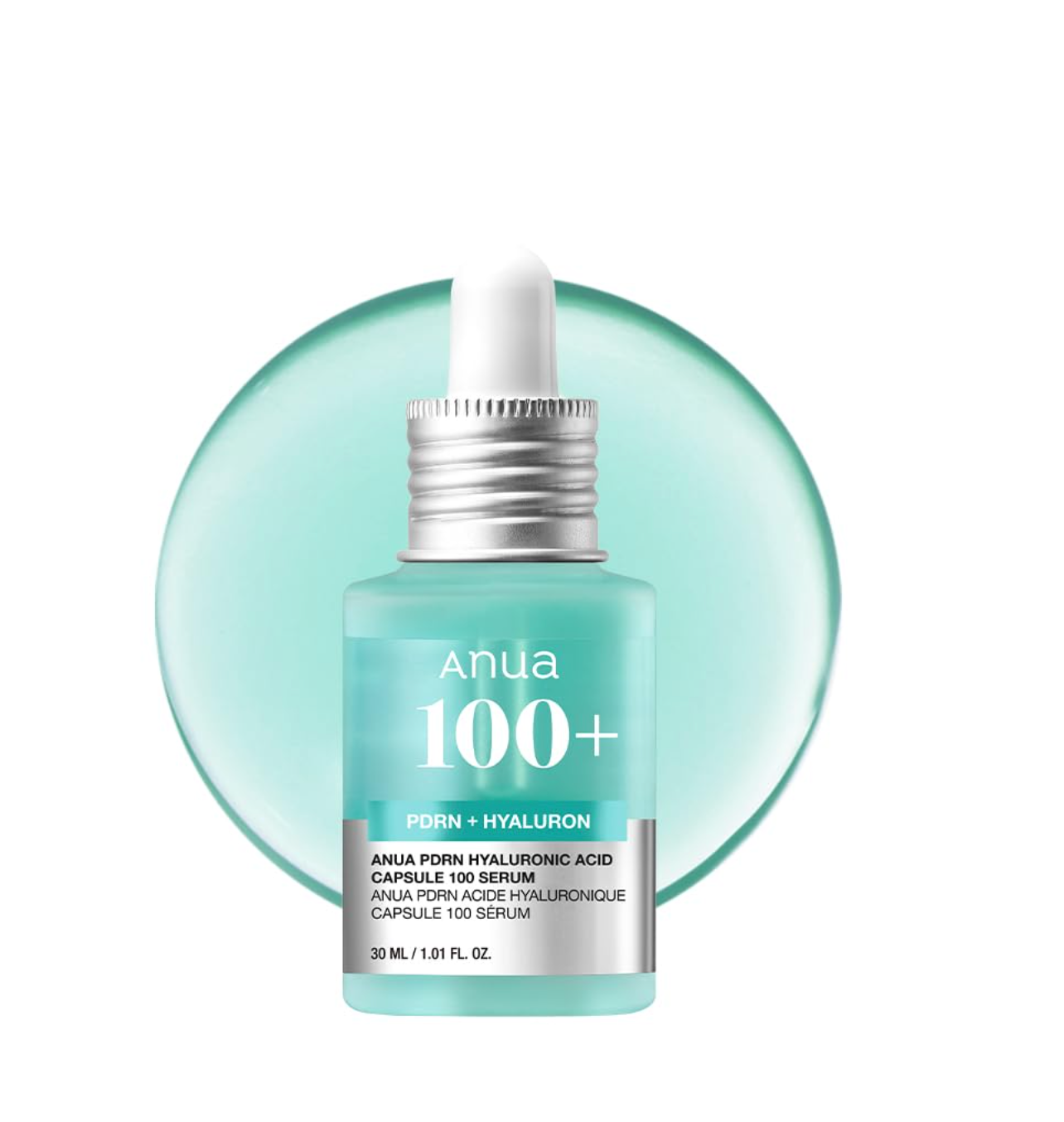 Anua PDRN Hyaluronic Acid Capsule 100 Serum – serumas su PDRN ir hialuronu, 30 ml