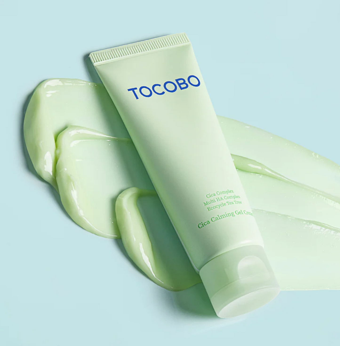 TOCOBO Cica Calming Gel Cream – Raminantis gelinis kremas su asiūklių ekstraktu, 50 ml