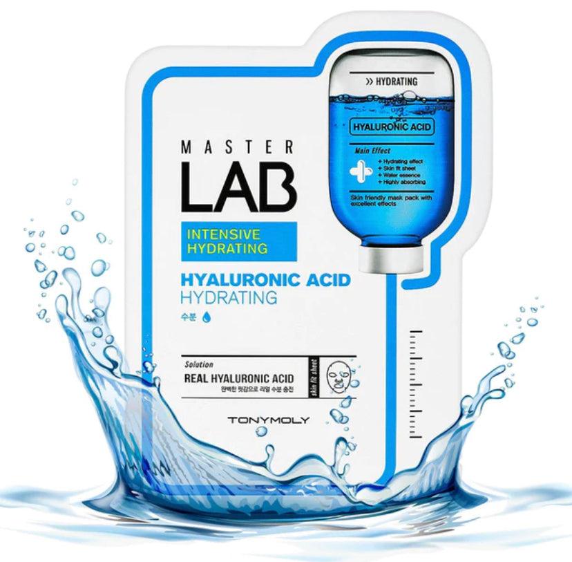 TONYMOLY Master Lab Mask Sheet #HyaluronicAcid - drėkinanti lakštinė kaukė su hialuronu - KBEAUTY.LT