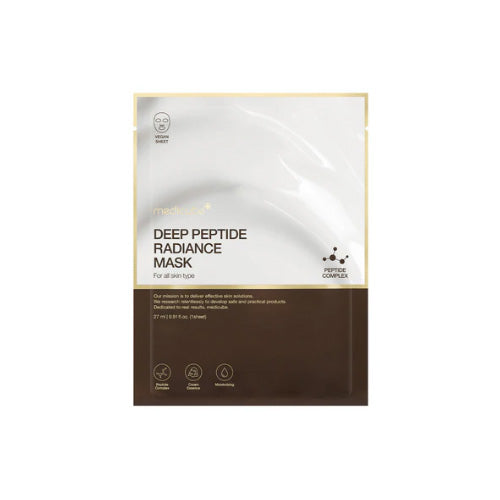 Medicube Deep Peptide Radiance Mask – stangrinanti ir skaistinanti lakštinė veido kaukė su peptidais