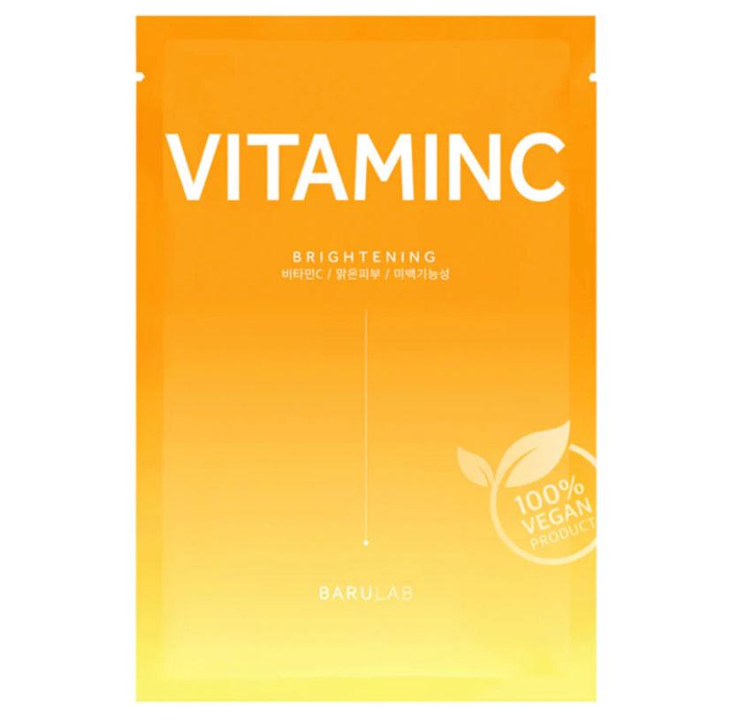 BARULAB The Clean Vegan Mask Vitamin C - skaistinanti veido kaukė su vitaminu C - KBEAUTY.LT