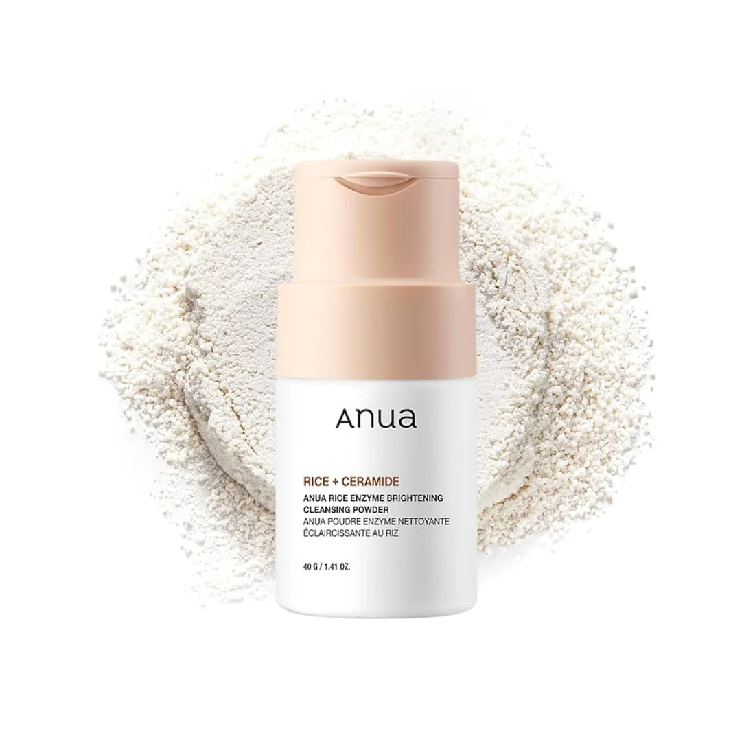 ANUA Rice Enzyme Brightening Cleansing Powder – skaistinantis fermentuoto ryžių ekstrakto šveitiklis, 40 g