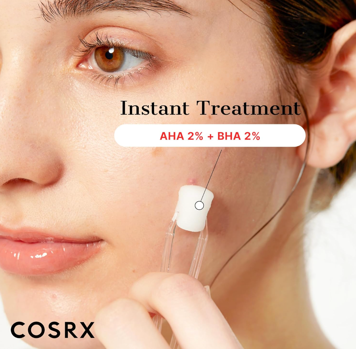 COSRX The AHA 2% + BHA 2% Blemish Treatment Serum - serumas spuogelių gydymui - KBEAUTY.LT