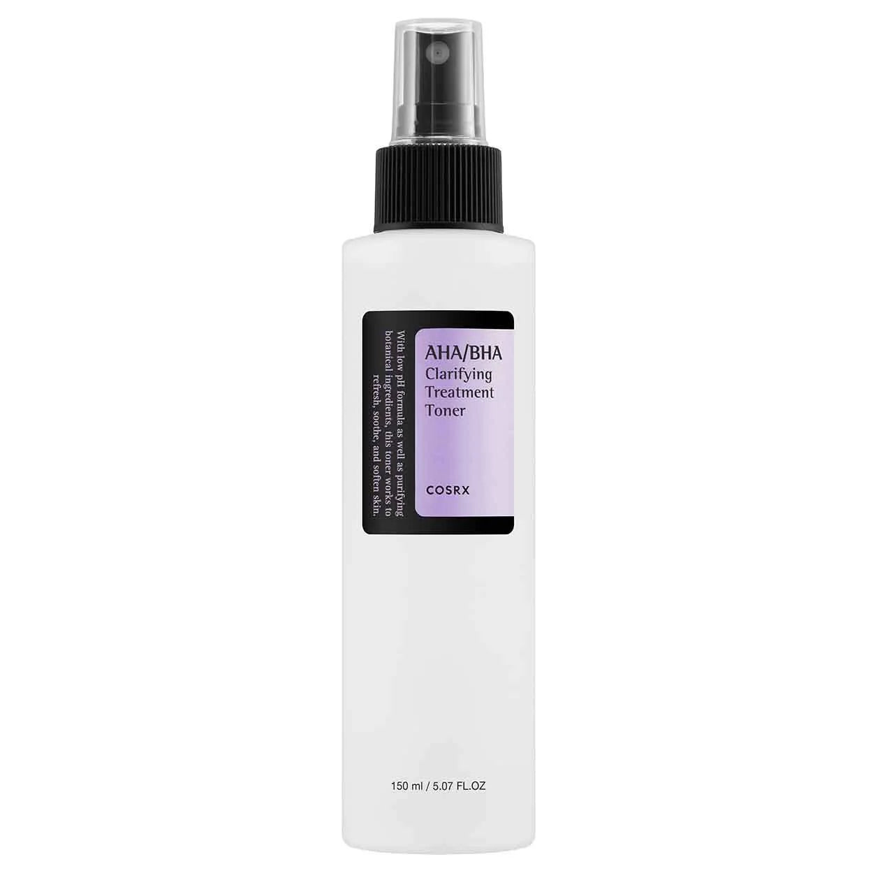 COSRX AHA/BHA Treatment Toner - veido tonikas su AHA ir BHA rūgštimis, 150 ml.