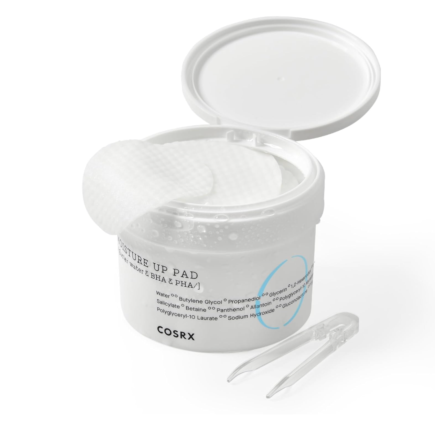 COSRX One Step Moisture Up Pad - drėkinantys tonerio padeliai, 70 vnt.