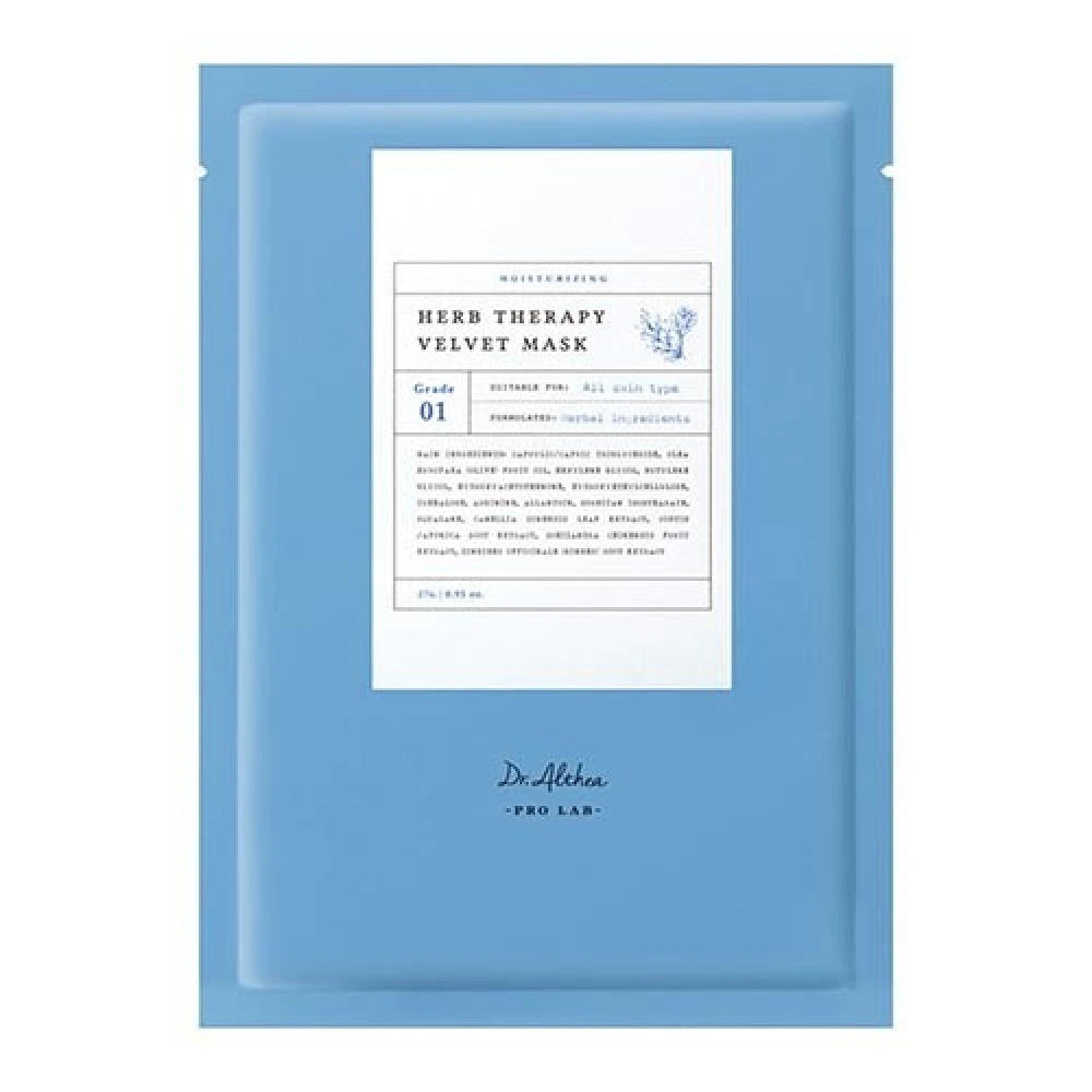 DR. ALTHEA Herb Therapy Velvet Mask - raminanti veido kaukė_lakstine kauke_korejietiskos kaukes