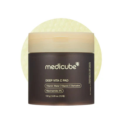 Medicube Deep Vita C Pad – šviesinantys toniko padeliai (70 vnt.)