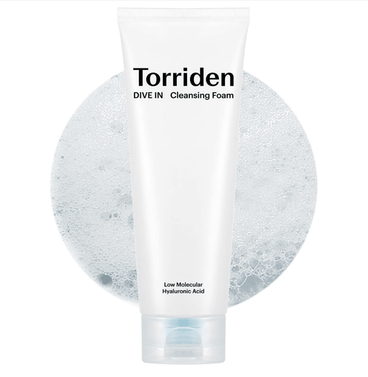 TORRIDEN DIVE-IN Low Molecular Hyaluronic Cleansing Foam - hialurono rūgšties prausiklis - KBEAUTY.LT