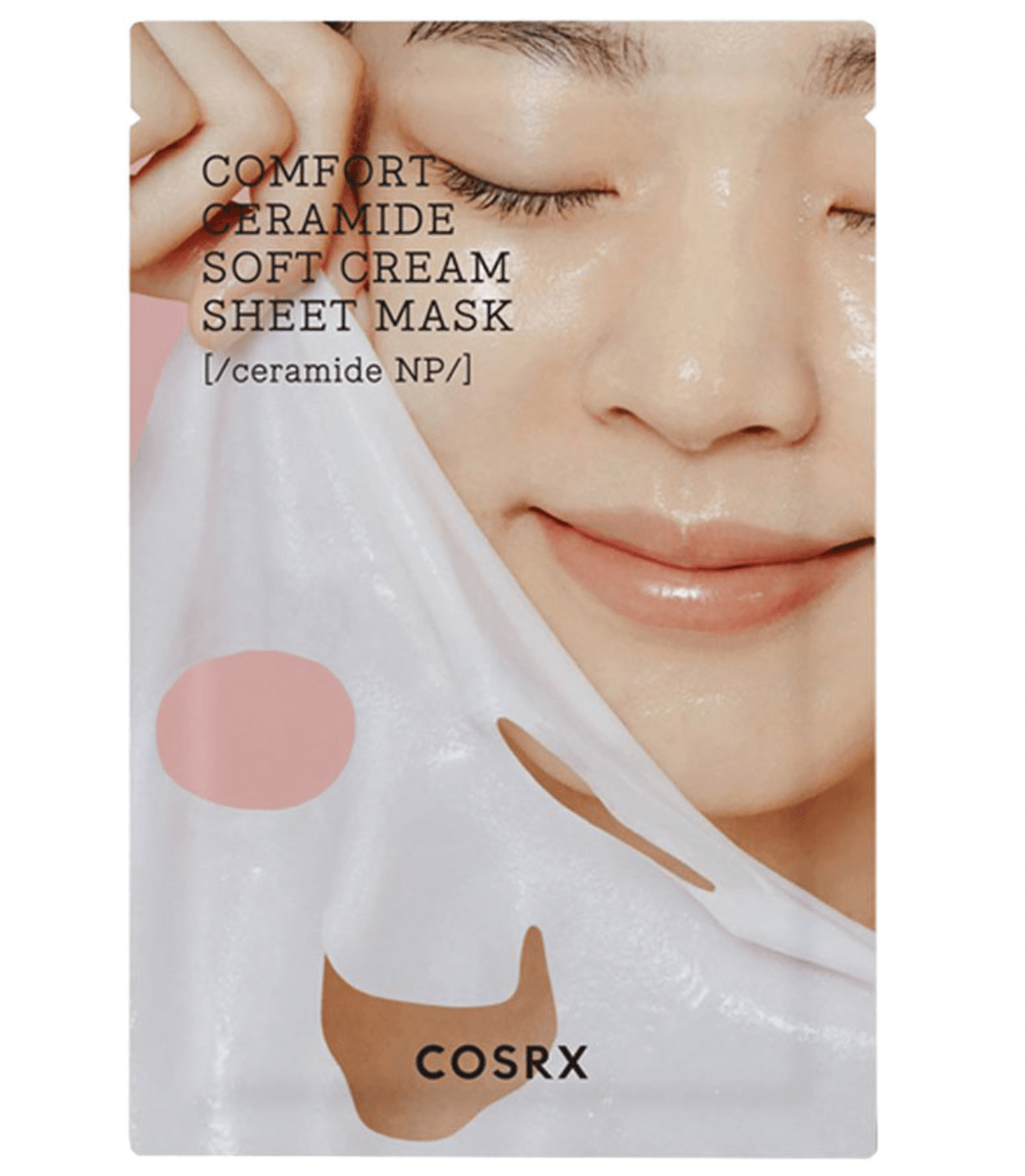 COSRX Comfort ceramide soft cream sheet mask - lakštinė veido kaukė su keramidais, 26ml - KBEAUTY.LT