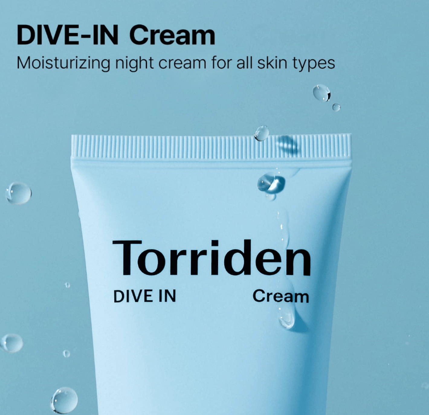 TORRIDEN DIVE-IN Hyaluronic Cream - hialurono rūgšties kremas, 80 ml - KBEAUTY.LT