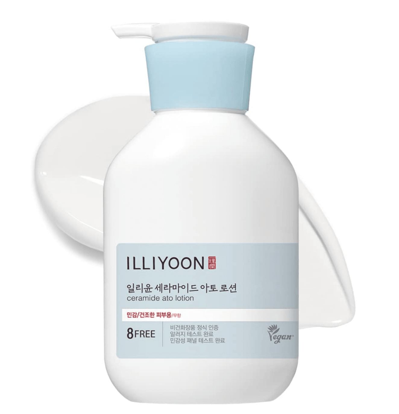 ILLIYOON Ceramide Ato Lotion - drėkinantis kūno losjonas su keramidais, 350ml - KBEAUTY.LT