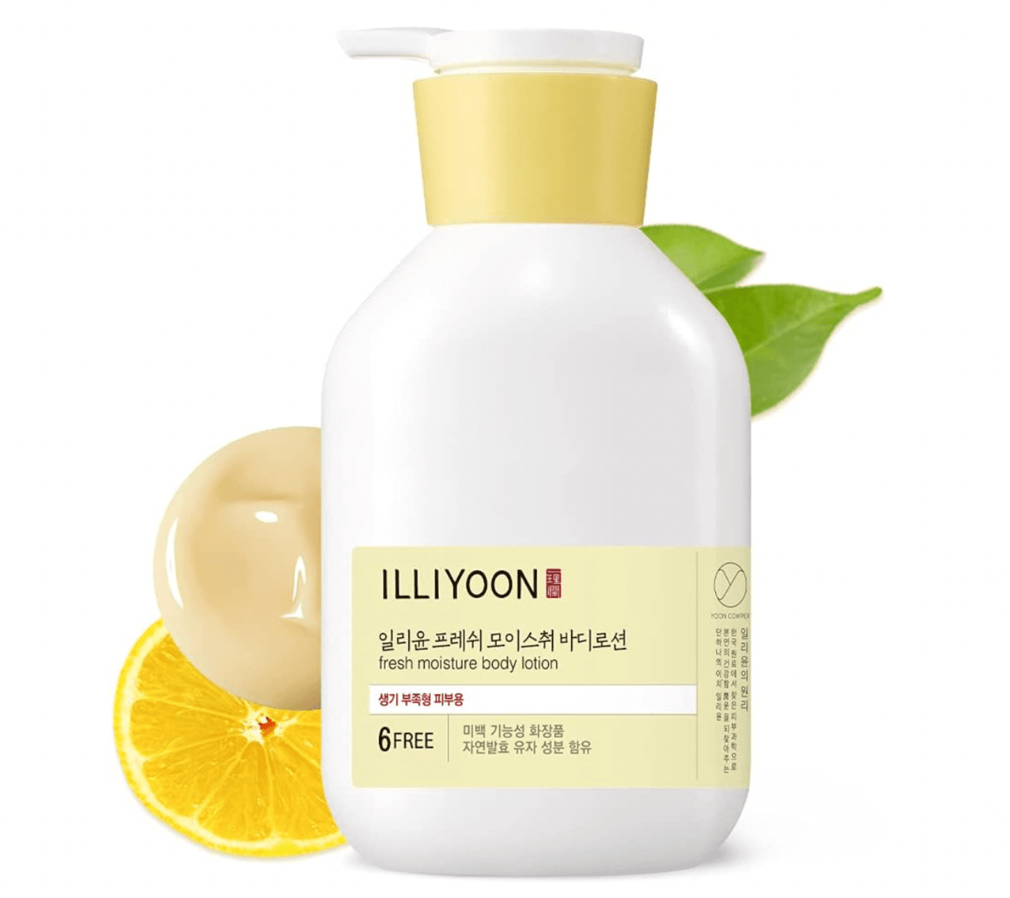 ILLIYOON Fresh Moisture Body Lotion - citrinų kvapo drėkinantis kūno losjonas 350ml - KBEAUTY.LT