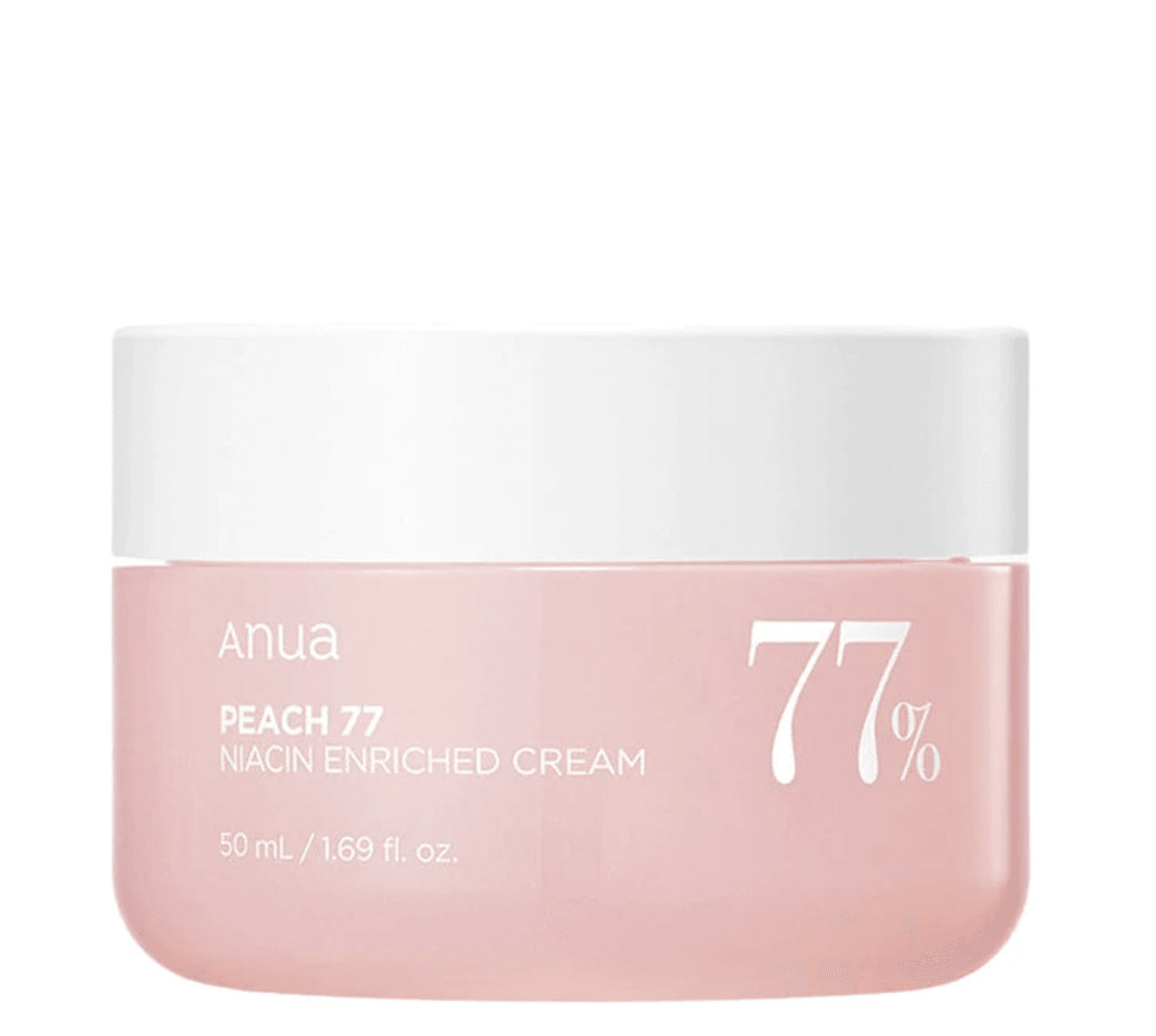 ANUA Peach 77 Niacin Enriched Cream - veido kremas su persikų esencija, 50ml - KBEAUTY.LT