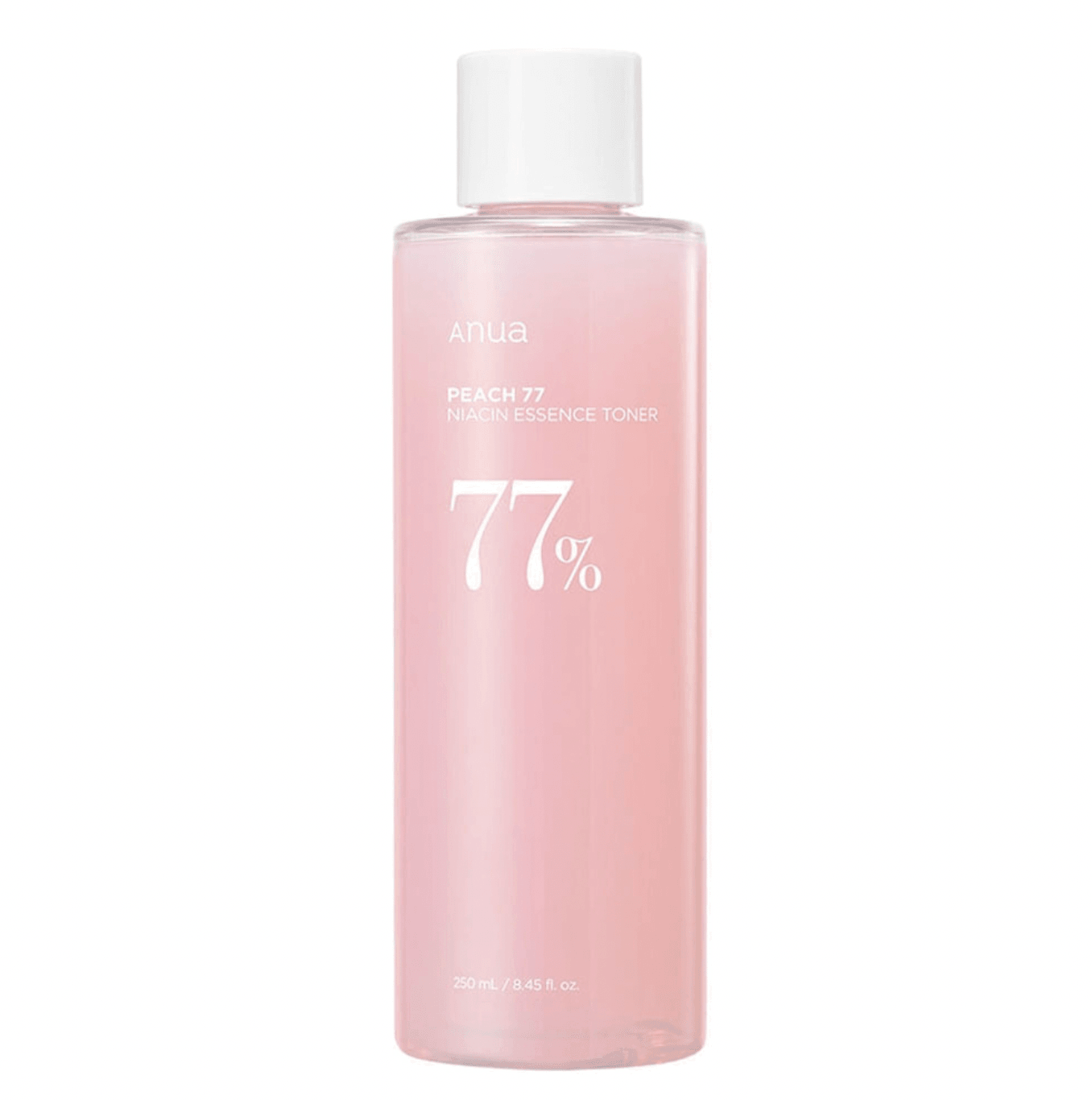 ANUA Peach 77 Niacin Essence Toner - veido tonikas su persikų esencija, 250 ml - KBEAUTY.LT