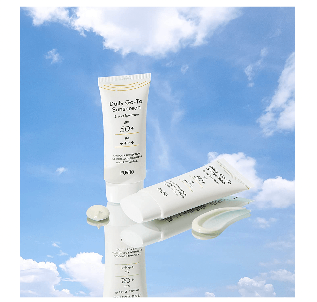 PURITO Daily Go-To Sunscreen - veido kremas su SPF, 60ml - KBEAUTY.LT