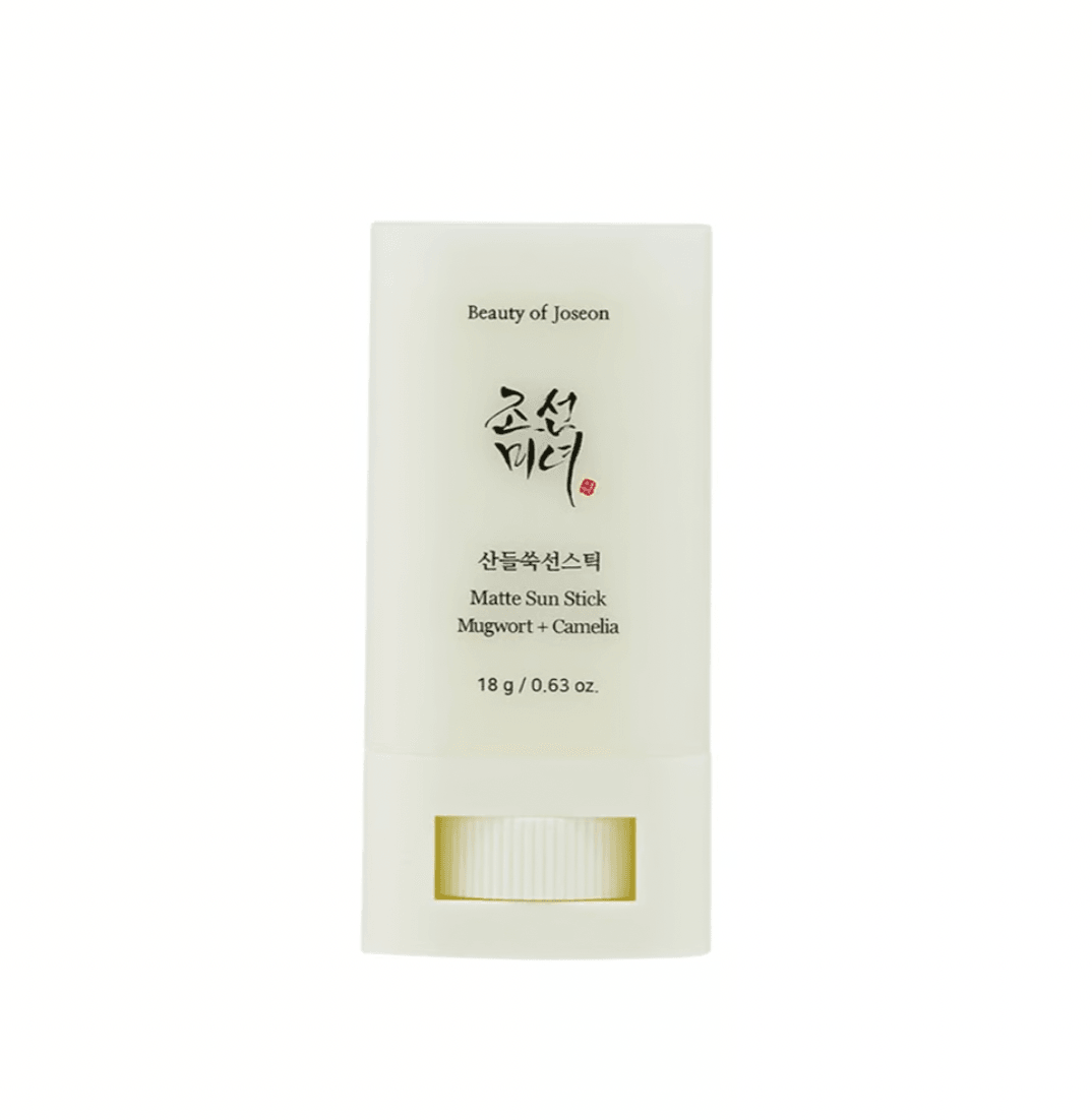 BEAUTY OF JOSEON Matte sun stick: Mugwort + Camilia - SPF pieštukas, 18gr - KBEAUTY.LT