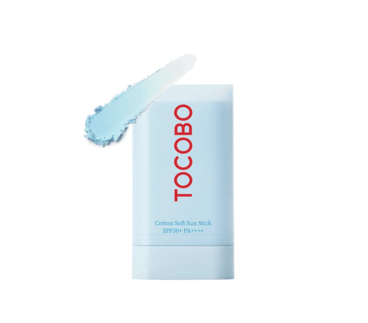 TOCOBO COTTON SOFT SUN STICK SPF50+ PA++++ - SPF veido pieštukas - KBEAUTY.LT