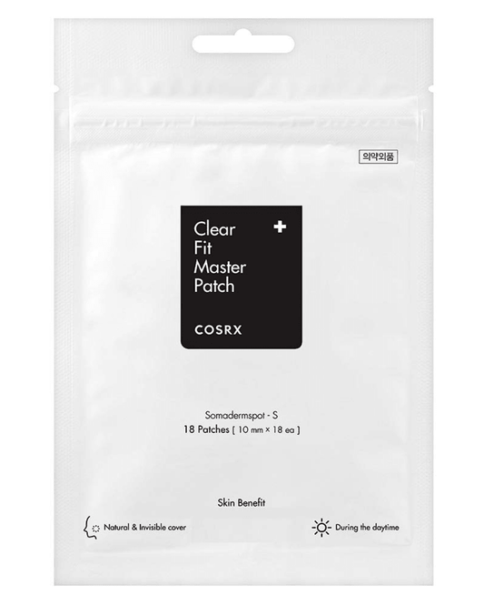 COSRX Clear Fit Master Patch - itin ploni pleistriukai spuogų gydymui, 18 vnt. - KBEAUTY.LT