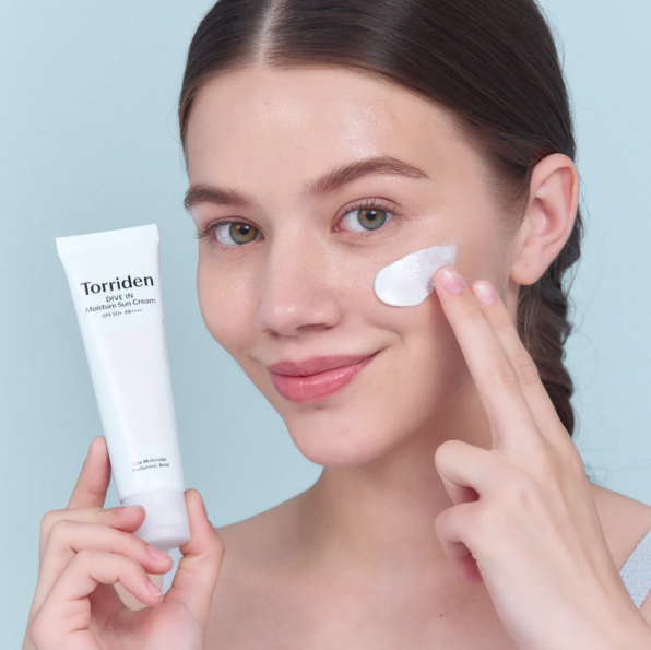 TORRIDEN DIVE-IN Watery Moisture Sun Cream - drėkinantis veido kremas su SPF, 60ml