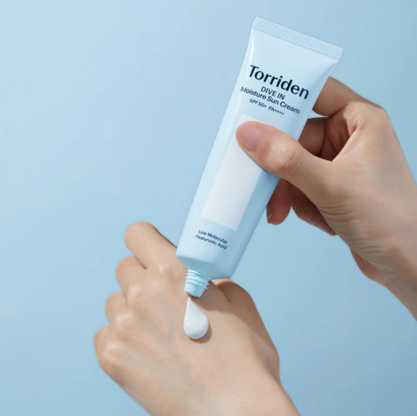 TORRIDEN DIVE-IN Watery Moisture Sun Cream - drėkinantis veido kremas su SPF, 60ml