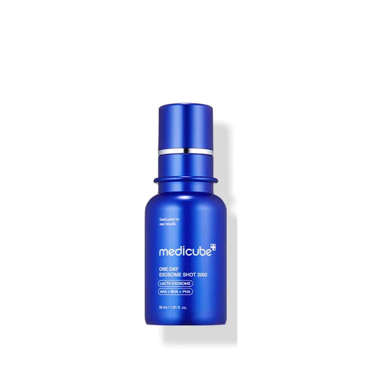 medicube One Day Exosome Shot Pore Ampoule 2000 – Poras mažinanti veido ampulė, 30 ml