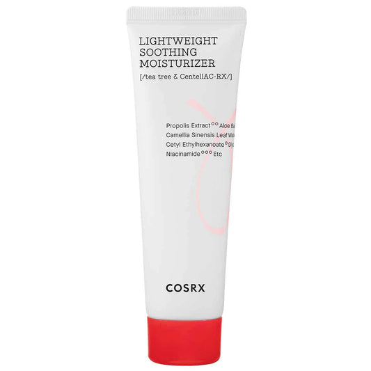 COSRX AC Collection Lightweight Soothing Moisturizer – Lengvas raminantis veido kremas su CICA, 80ml