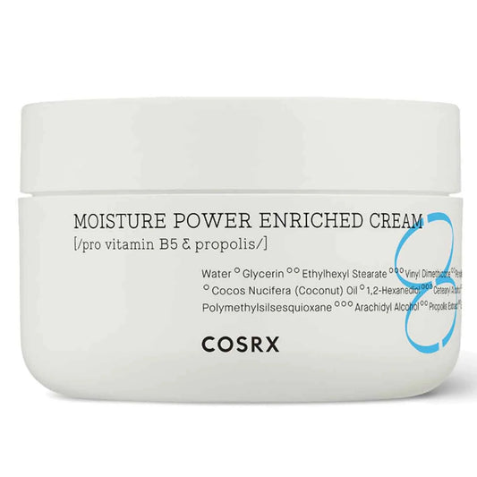 COSRX Hydrium Moisture Power Enriched Cream – Intensyviai drėkinantis kremas su hialurono rūgštimi, 50 ml