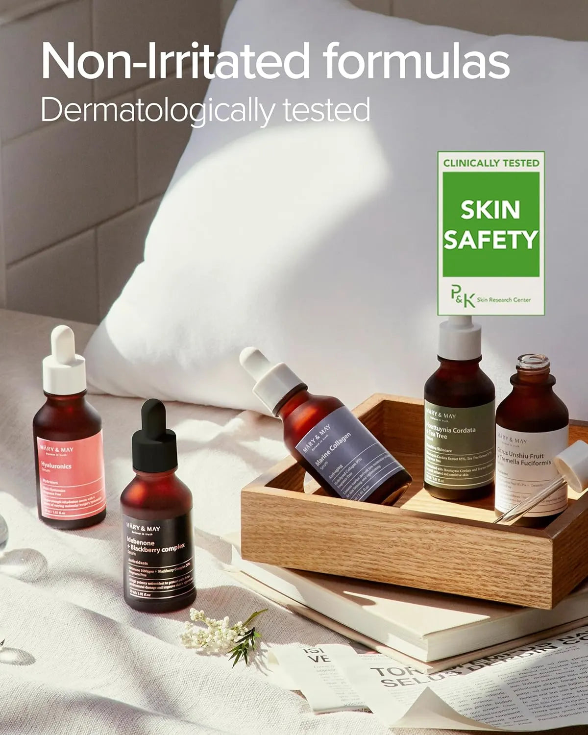 Mary&May - 6 Peptide Complex Serum - peptidų serumas brandžiai odai_korejietiski serumai_korejietiska kosmetika
