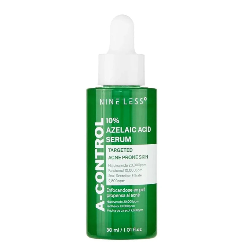 NINELESS A-Control 10% Azelaic Acid Serum – Serumas probleminei odai, 30 ml